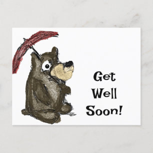 Get Well Soon Post Card