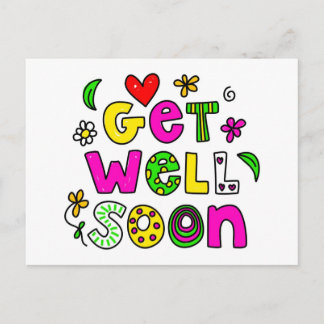 Get Well Soon Postcard