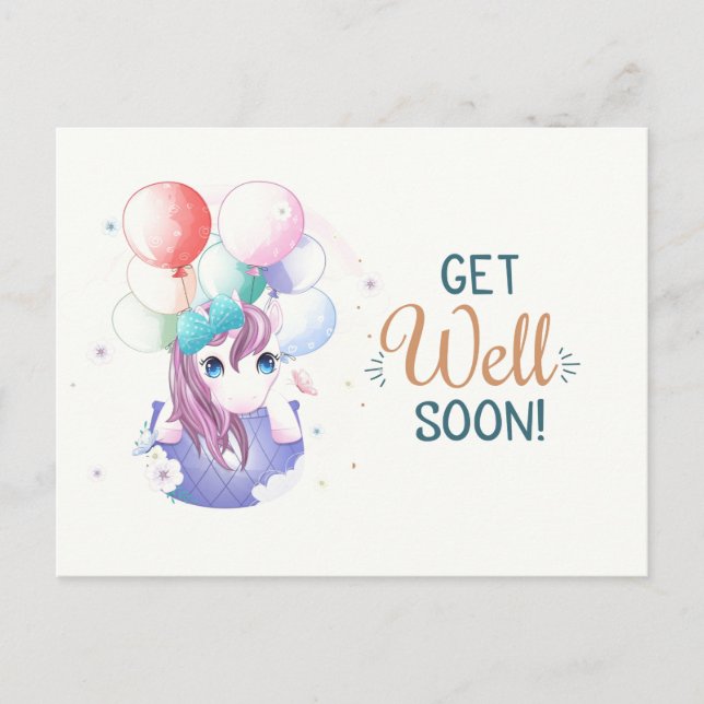 Get Well Soon Postcard (Front)