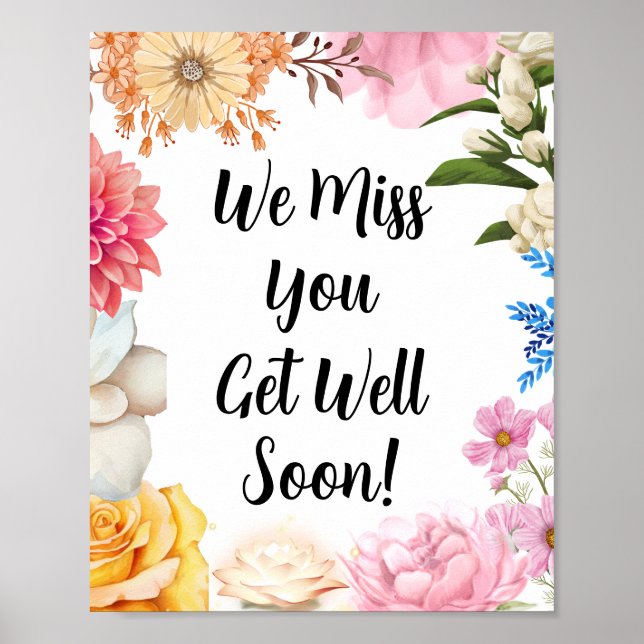 get well soon poster (Front)