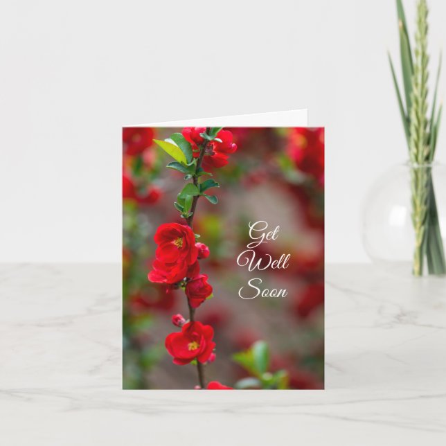 Get Well Soon Scarlet Line Card (Front)