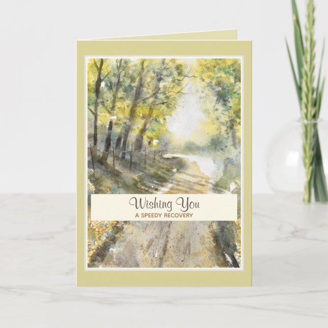 Get Well Soon Speedy Recovery Card (Front)