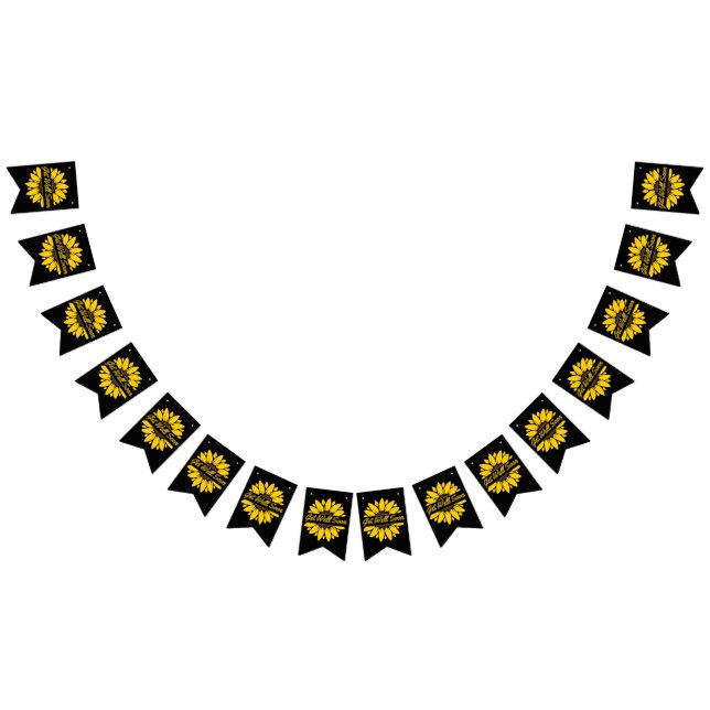 Get Well Soon Sunflower Bunting Banner (All)