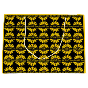 Get Well Soon Sunflower Large Gift Bag