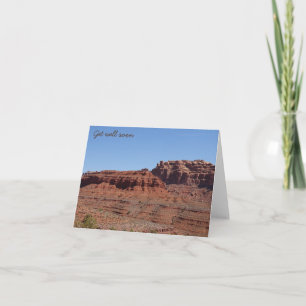 Get well soon - Valley of the Gods Thank You Card