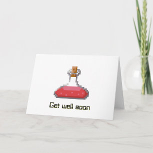 Get Well Soon with Healing Potion Card