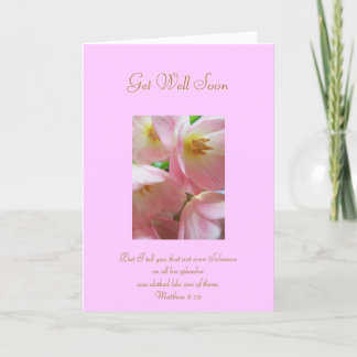 Get Well Soon with Scripture Verse Card