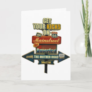 GET YOUR BIRTHDAY KICKS ON ***ROUTE 66*** CARD