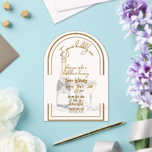 Get Your Bubbly On Wedding Shower Acrylic Invitations