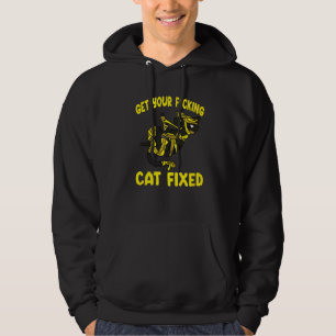 Get Your Cat Fixed  Halloween Animal Rescue Hoodie
