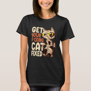 Get Your Cat Fixed Halloween Cat Rescue T-Shirt