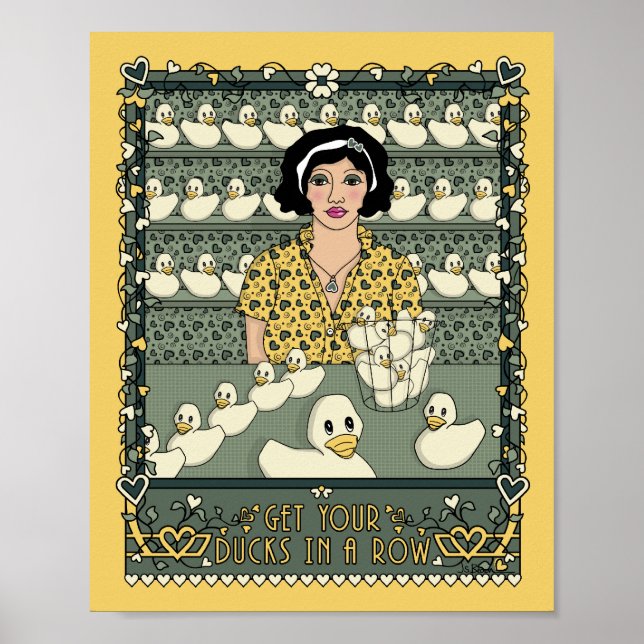Get Your Ducks In A Row_C_8x10 Poster (Front)