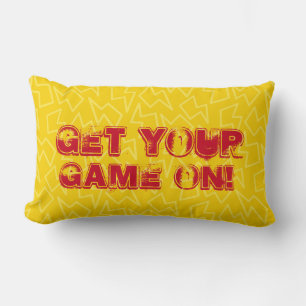Get Your Game On!    - Lumbar Pillow 13" x 21"