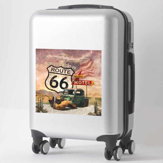 Get your Kicks on Route 66 (Suitcase)