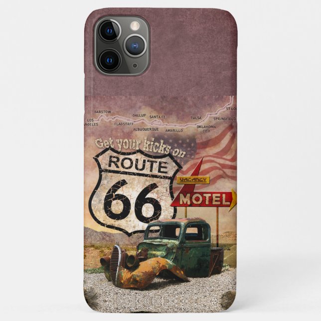 Get your Kicks on Route 66 Phone Case (Back)