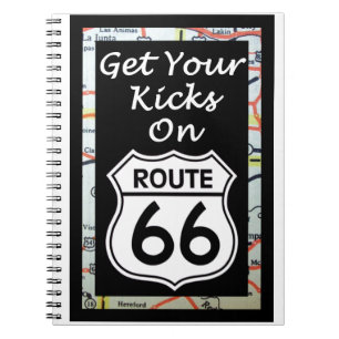 Get Your Kicks On Route 66 With Map Notebook