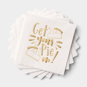 Get Your Pie On! Foil Napkins