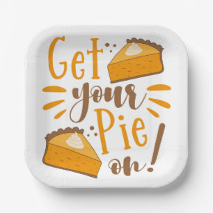 Get Your Pie On! Paper Plate