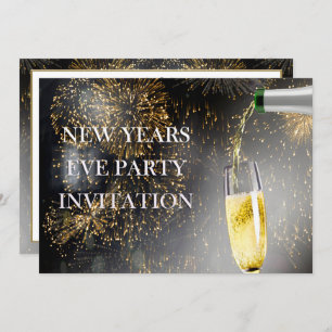 Get Your Sparkle On New Year Party Invitation