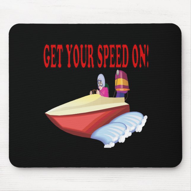Get Your Speed On Mouse Pad (Front)
