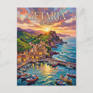 Getaria Spain Postcard