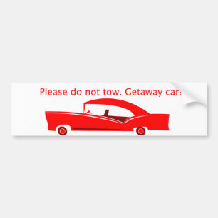 Getaway Car! Bumper Sticker
