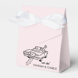 Getaway Car Sketch Wedding  Favour Box