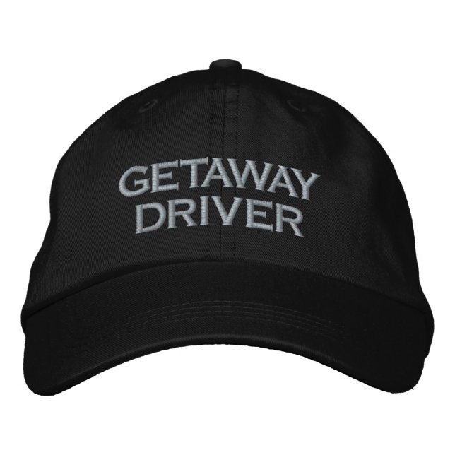 GETAWAY DRIVER EMBROIDERED HAT (Front)