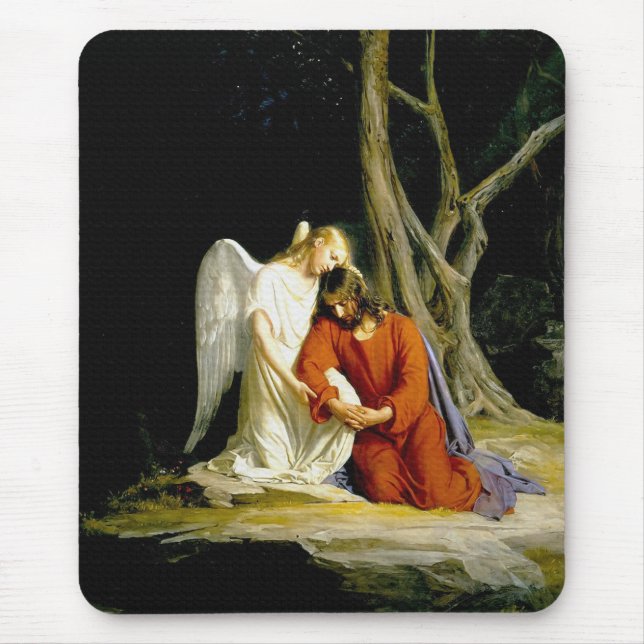 Gethsemane by Carl Heinrich Bloch 1805 Mouse Pad (Front)