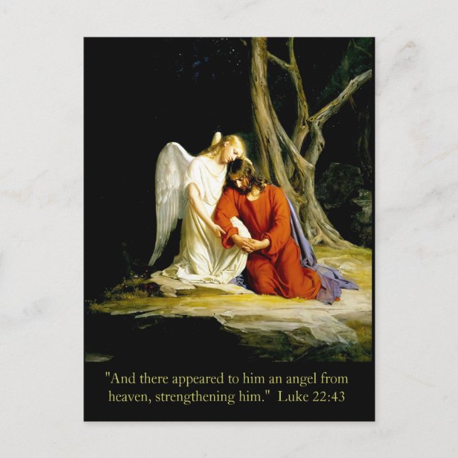 Gethsemane Carl Bloch Postcard (Front)