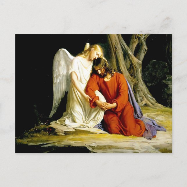 Gethsemane Carl Bloch Postcard (Front)