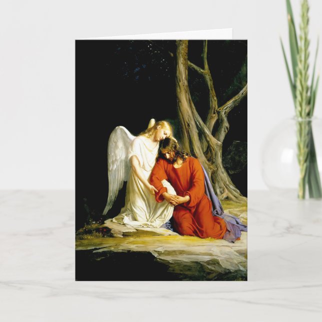 Gethsemane. Fine Art Customisable Card (Front)