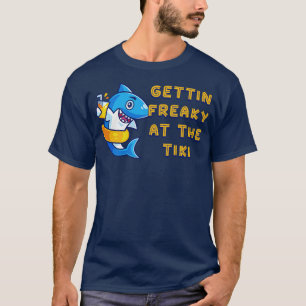 Gettin Freaky at the Tiki Funny Graphic Novelty 1 T-Shirt