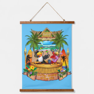 Gettin' Freaky at the Tiki Hanging Tapestry