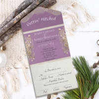 Gettin' Hitched Ribbon & Lace - Lavender
