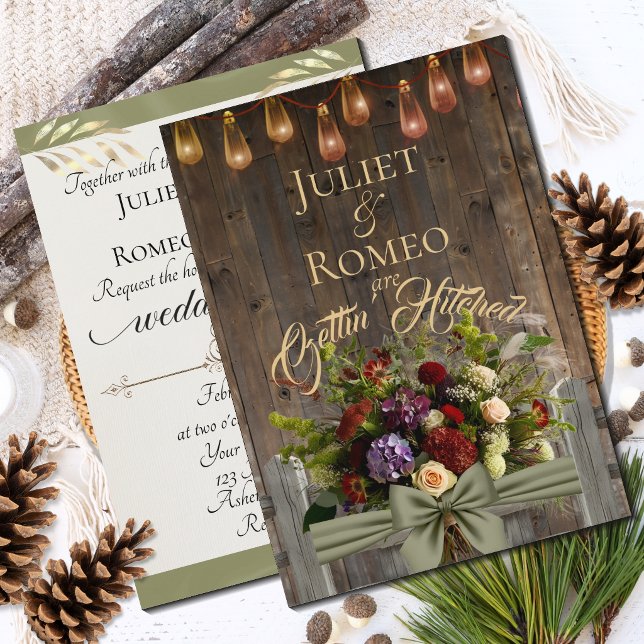 Gettin' Hitched Wildflowers & Ribbon - Sage (Creator Uploaded)