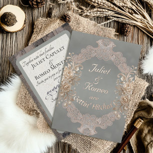 Gettin' Hitched Wood & Lace - Sage