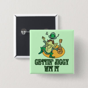 Gettin' Jiggy Wit It 15 Cm Square Badge