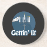 GETTIN LIT HANUKKAH COASTER<br><div class="desc">Designs & Apparel from LGBTshirts.com Browse 10, 000  Lesbian,  Gay,  Bisexual,  Trans,  Culture,  Humour and Pride Products including T-shirts,  Tanks,  Hoodies,  Stickers,  Buttons,  Mugs,  Posters,  Hats,  Cards and Magnets.  Everything from "GAY" TO "Z" SHOP NOW AT: http://www.LGBTshirts.com FIND US ON: THE WEB: http://www.LGBTshirts.com FACEBOOK: http://www.facebook.com/glbtshirts TWITTER: http://www.twitter.com/glbtshirts</div>
