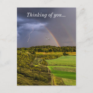 Getting Ahead Of The Storm Painterly Postcard