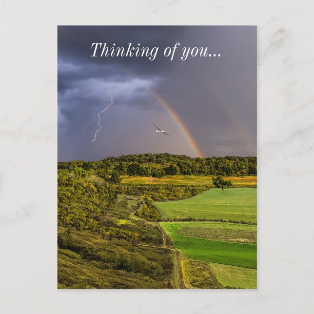 Getting Ahead Of The Storm Painterly Postcard (Front)