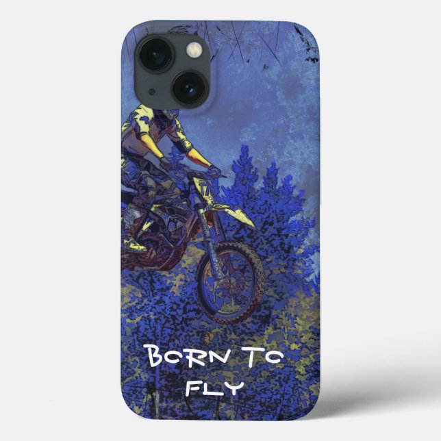 "Getting Air" Motocross Dirt-Bike Champion Racer Case-Mate iPhone Case (Back)