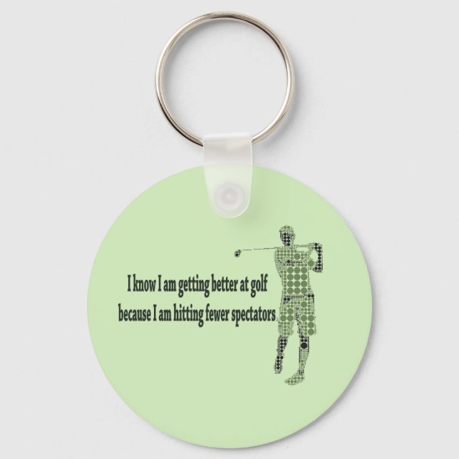 Getting Better at Golf Key Ring (Front)