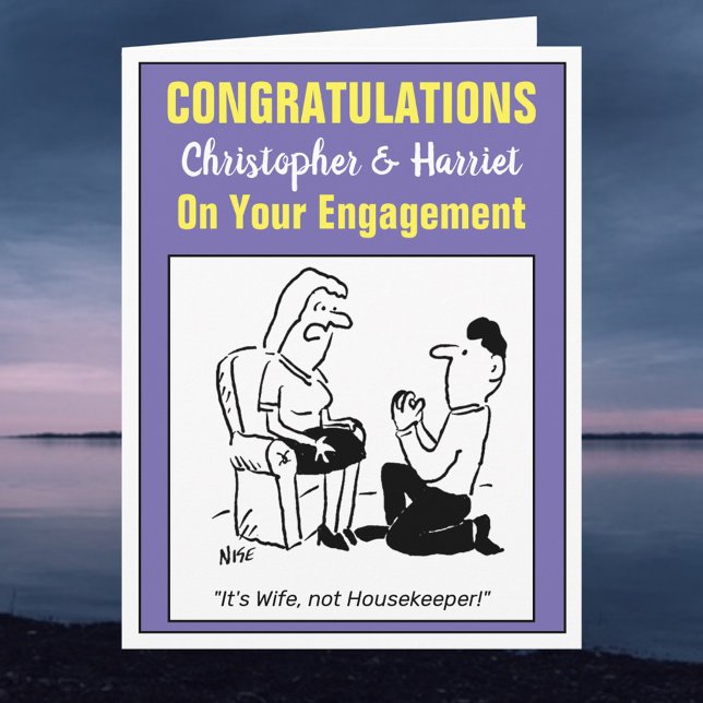 Getting Engaged - Funny Engagement Card (Creator Uploaded)
