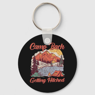 Getting Hitched Bride Squad Vintage Camp Bachelore Key Ring