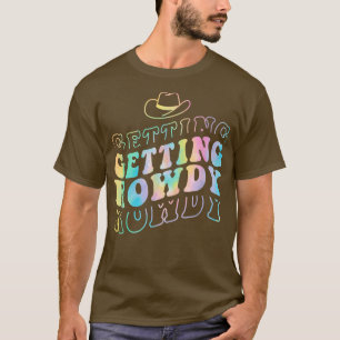 Getting Hitched Getting Rowdy Bride Party Bachelor T-Shirt