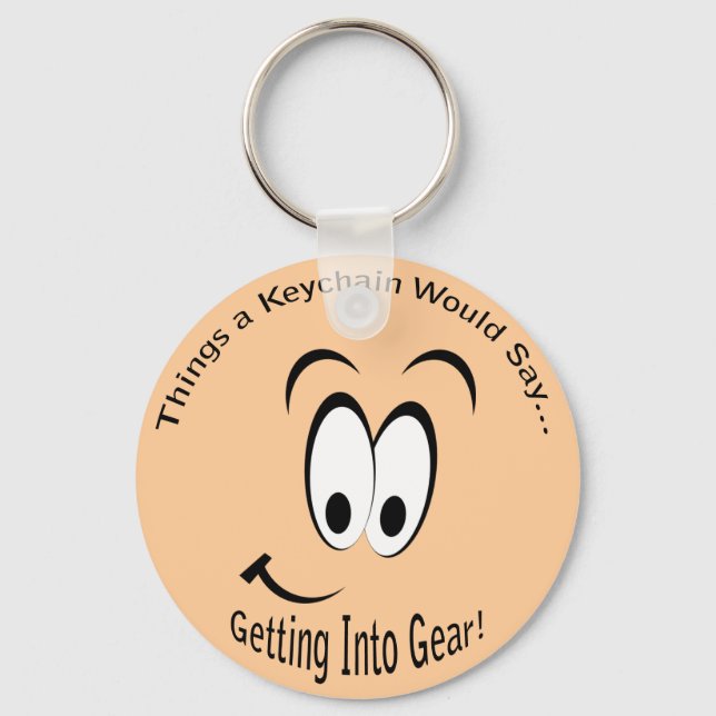 Getting Into Gear Lt Keychain (Front)