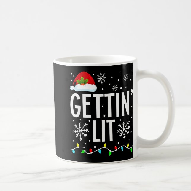 Getting Lit Bride Squad Bachelorette Bridal Party  Coffee Mug (Right)