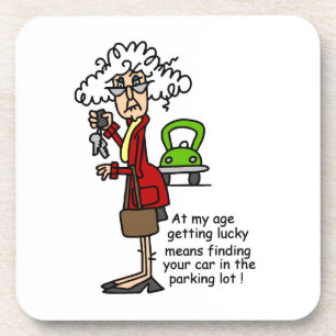 Getting Lucky Humour Coaster