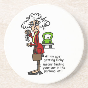 Getting Lucky Humour Coaster